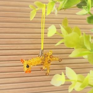 Giraffe Swarovski Crystal Keychain
